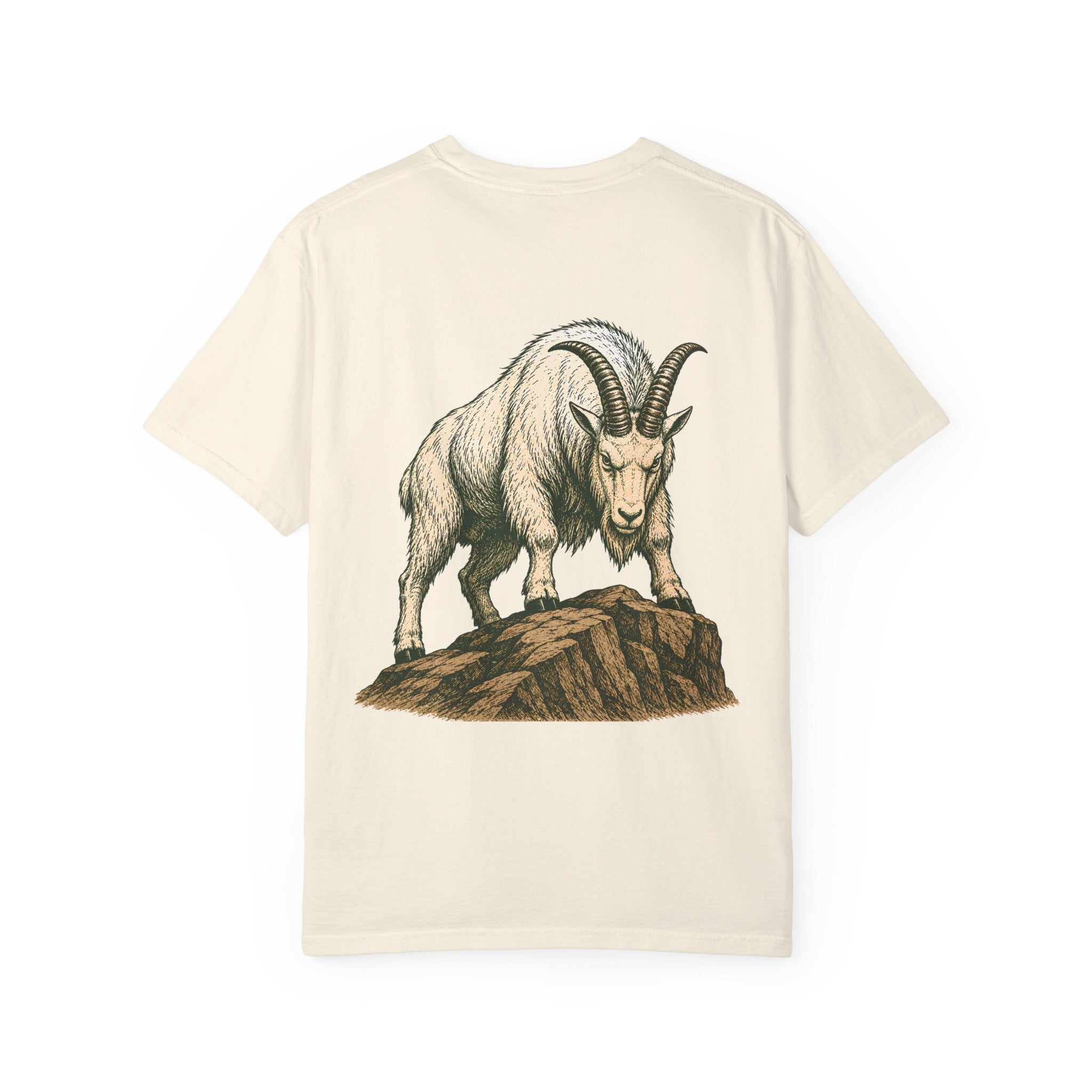Summit Club Mountain Goat T-Shirt | Wild Trail Vintage Peak Bagger Tee|Comfort Colors® 1717