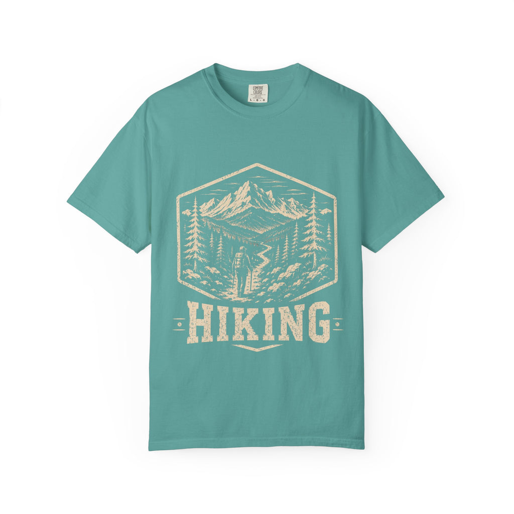 Mountain Trail T-Shirt | Wild Trail Vintage National Park Badge Tee|Comfort Colors® 1717