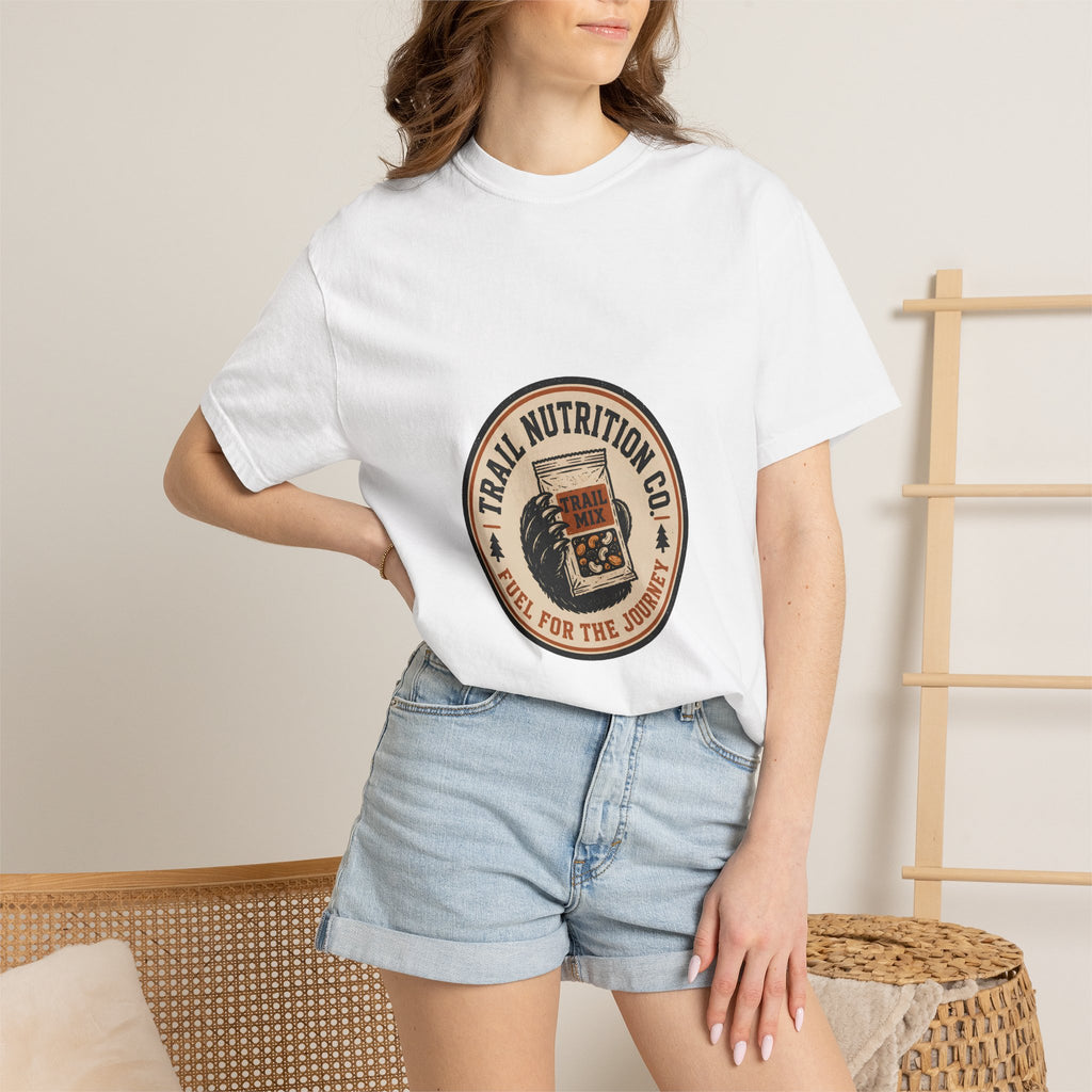 Hiking Bear T-Shirt | Wild Trail Vintage Outdoor Bear Graphic Tee|Comfort Colors® 1717
