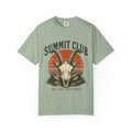 Summit Club Mountain Goat T-Shirt | Wild Trail Vintage Peak Bagger Tee|Comfort Colors® 1717