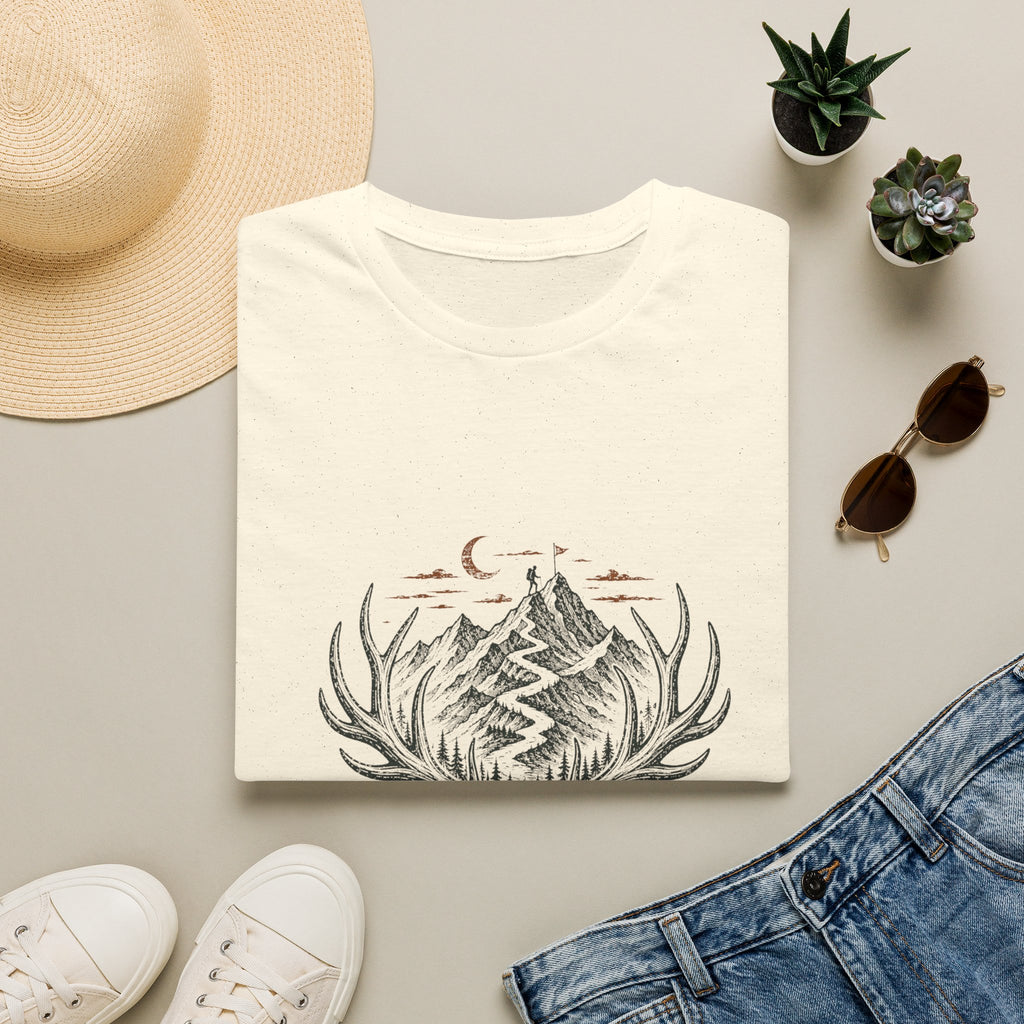 Wild Trail T-Shirt – Mountain Adventure Graphic Tee|Gildan® Softstyle 65000