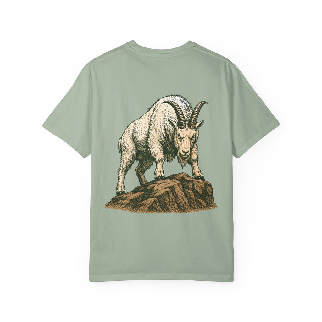 Summit Club Mountain Goat T-Shirt | Wild Trail Vintage Peak Bagger Tee|Comfort Colors® 1717