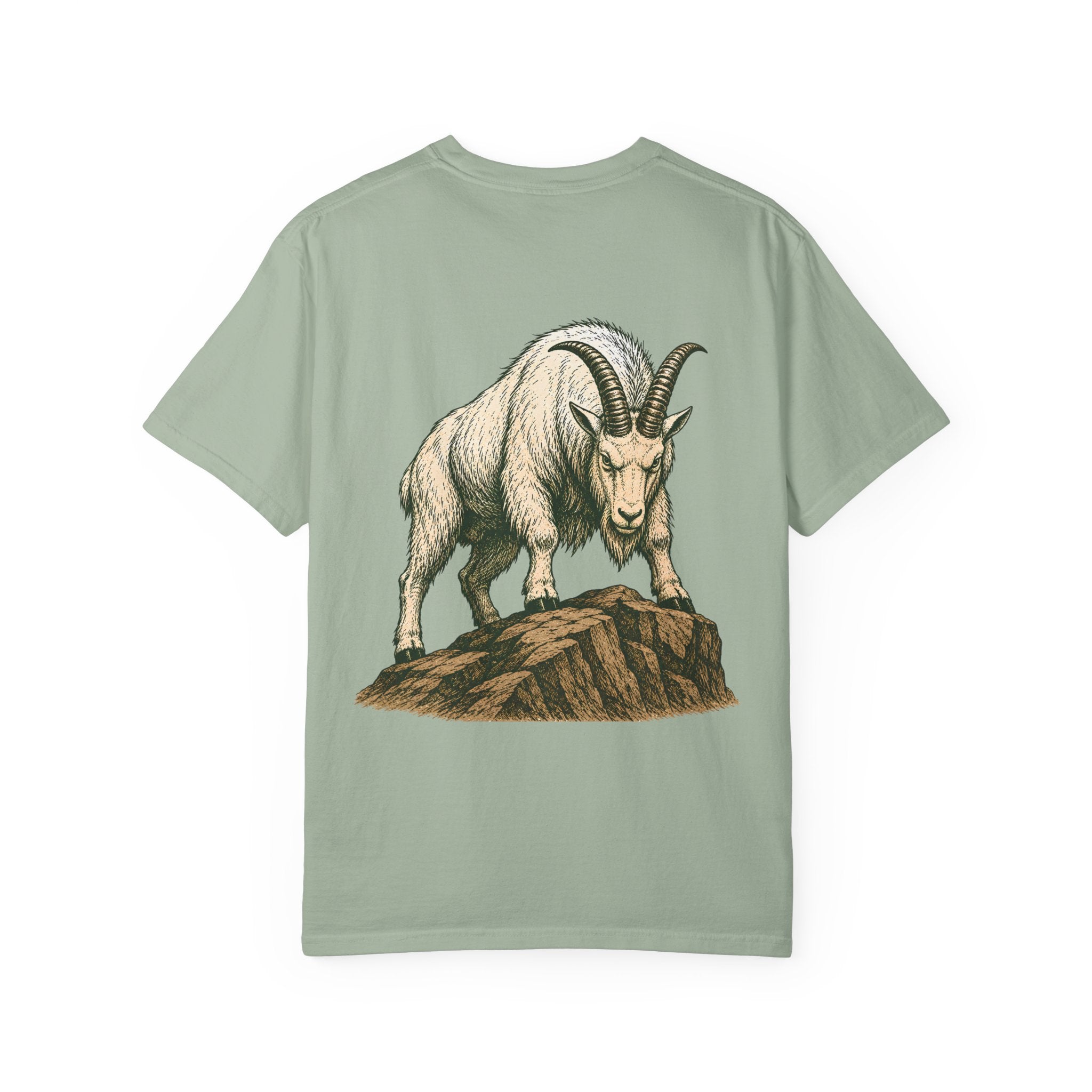 Summit Club Mountain Goat T-Shirt | Wild Trail Vintage Peak Bagger Tee|Comfort Colors® 1717