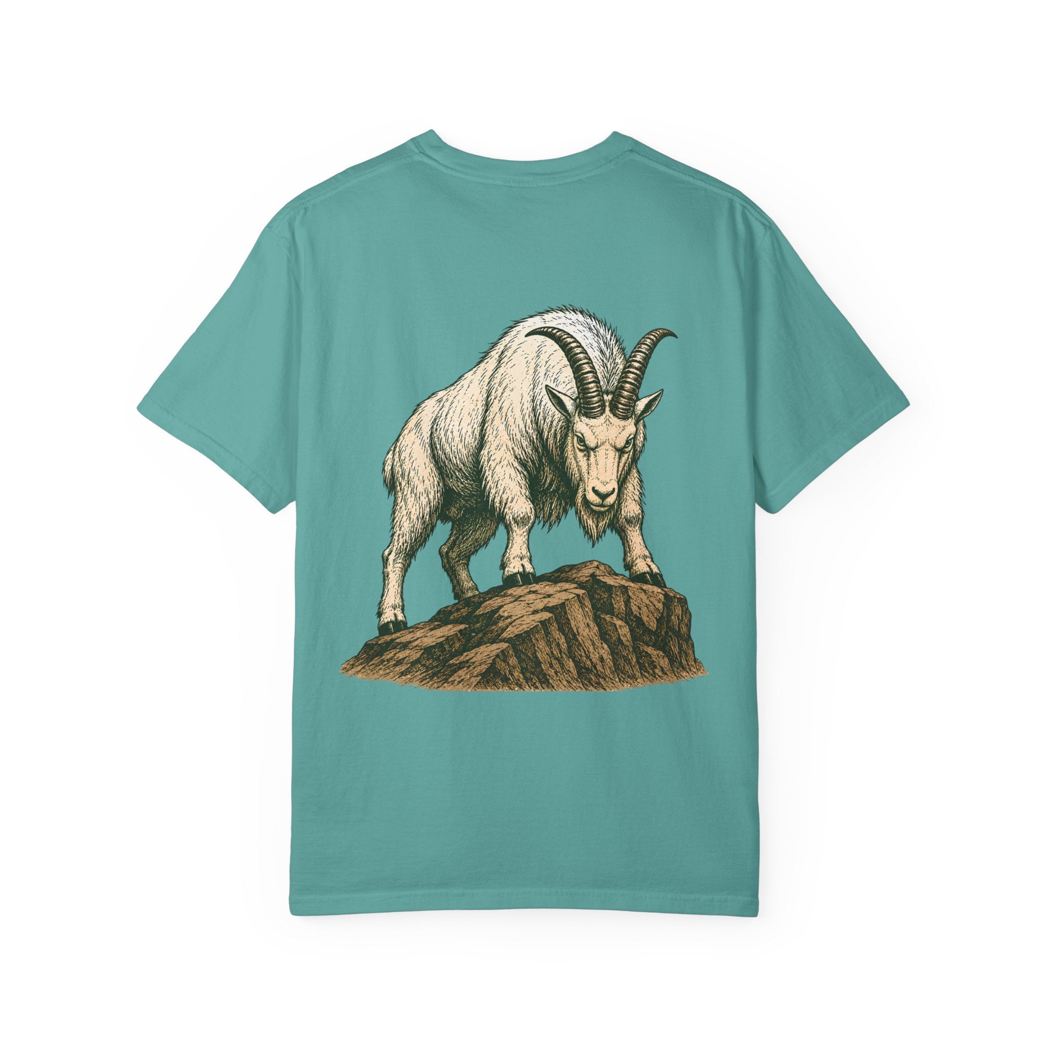 Summit Club Mountain Goat T-Shirt | Wild Trail Vintage Peak Bagger Tee|Comfort Colors® 1717