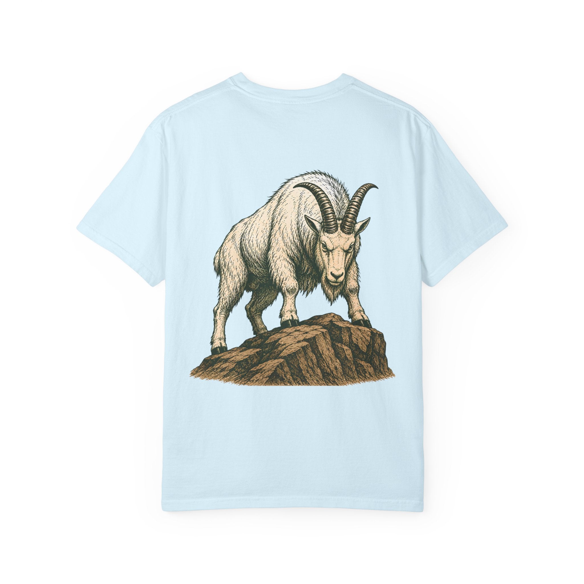 Summit Club Mountain Goat T-Shirt | Wild Trail Vintage Peak Bagger Tee|Comfort Colors® 1717
