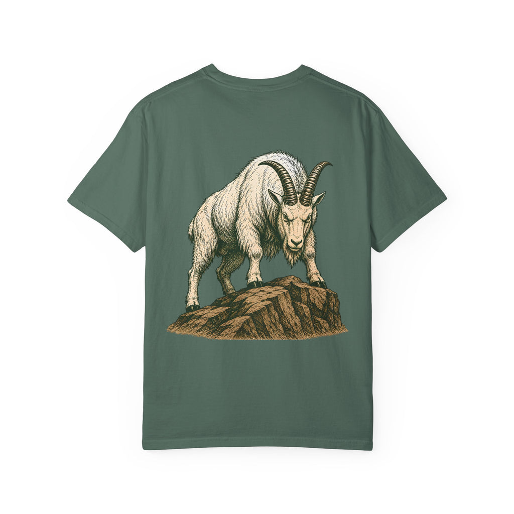 Summit Club Mountain Goat T-Shirt | Wild Trail Vintage Peak Bagger Tee|Comfort Colors® 1717