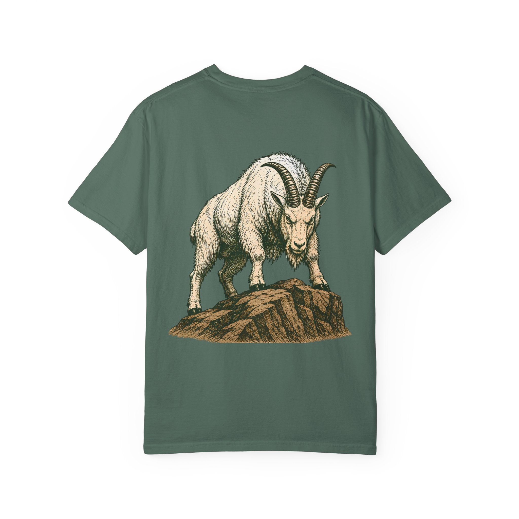 Summit Club Mountain Goat T-Shirt | Wild Trail Vintage Peak Bagger Tee|Comfort Colors® 1717