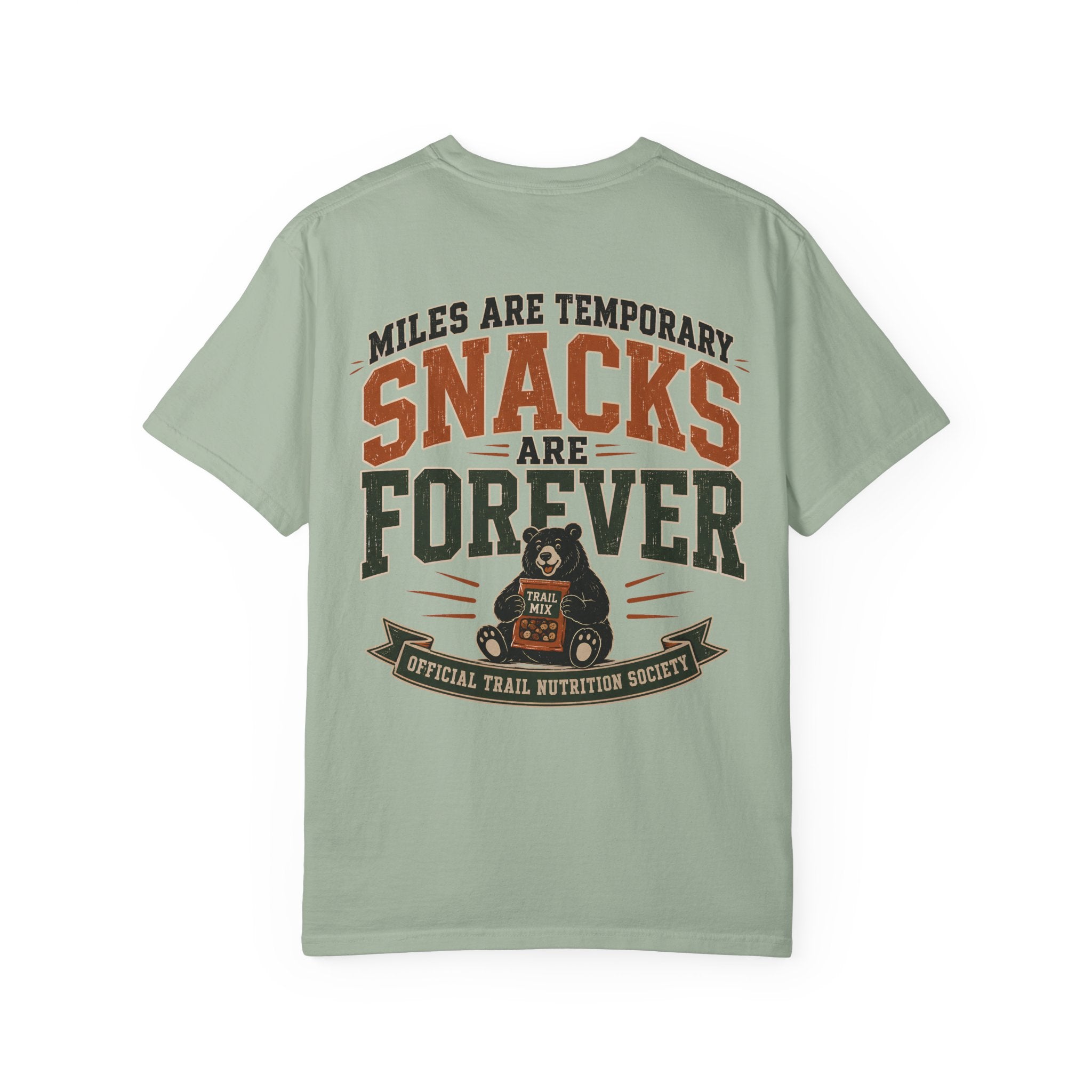 Hiking Bear T-Shirt | Wild Trail Vintage Outdoor Bear Graphic Tee|Comfort Colors® 1717